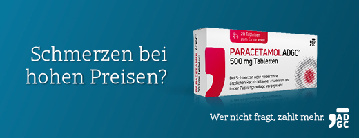 PARACETAMOL ADGC 500 mg tabletter, 20 st