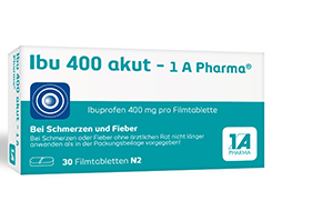 IBU 400 akut-1A Pharma filmdragerade tabletter, 30 st