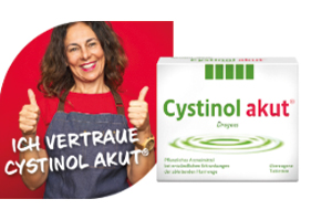 CYSTINOL akuta dragéer, 100 st