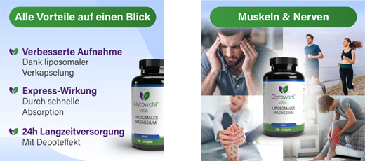 GLYCOWOHL vital liposomal magnesium högdos kapslar, 120 st