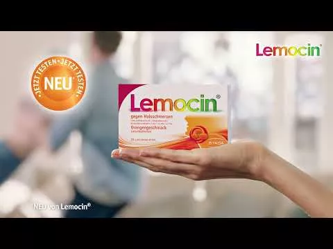 Video om Lemocin® mot halsont, apelsinsmak, 24 st