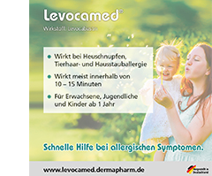 LEVOCAMED 0,5 mg/ml suspension för nässpray, 5 ml