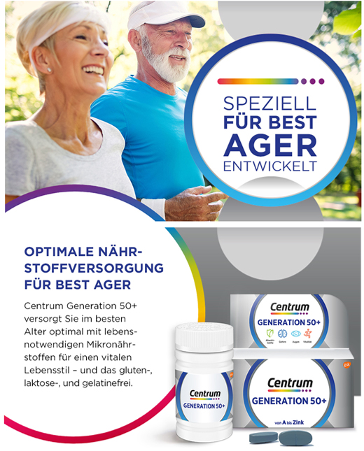 CENTRUM Generation 50+ tabletter, 30 st