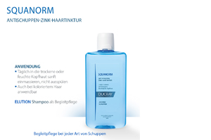DUCRAY SQUANORM Anti Mjäll Zink Hår Tinktur, 200 ml