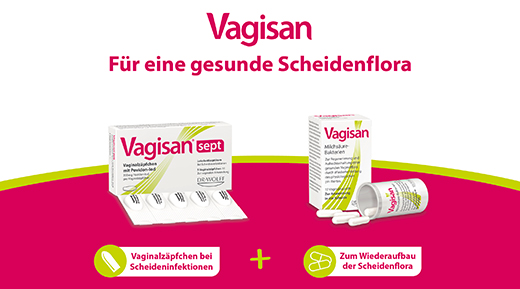 VAGISAN sept vaginala suppositorier med povidon-jod, 5 st