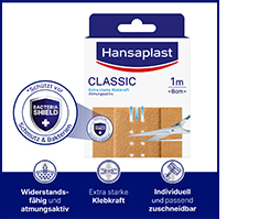 HANSAPLAST Klassiskt gips 8cm x1 m, 1 st