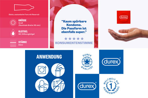 DUREX Sensitive classic kondomer, 20 st
