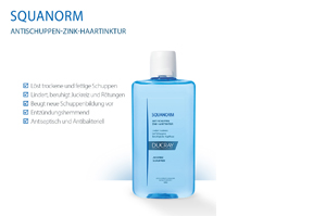 DUCRAY SQUANORM Anti Mjäll Zink Hår Tinktur, 200 ml