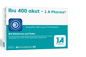 IBU 400 akut-1A Pharma filmdragerade tabletter, 50 st