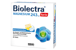 BIOLECTRA Magnesium 243 mg forte Citron Br. tbl, 20 st
