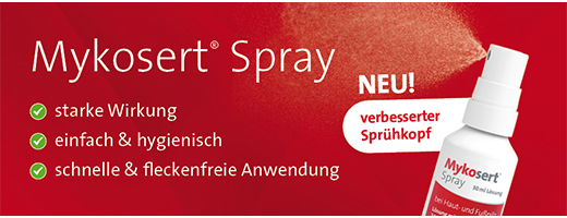 MYKOSERT Spray mot hud- och fotsvamp, 2X30 ml