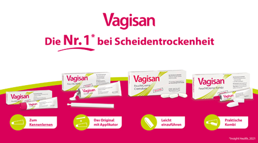 VAGISAN Fuktkräm med applikator, 50 g