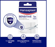 HANSAPLAST Sensitivt gips hypoallergeniskt 6 cmx1 m, 1 st
