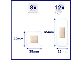 HANSAPLAST Aqua Protect gipsremsor, 20 st