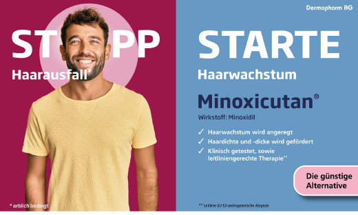 MINOXICUTAN Män 50 mg/ml Spray, 3X60 ml
