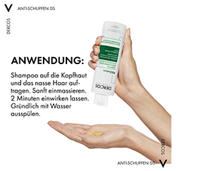 VICHY DERCOS Schampo mot mjäll och psoriasis, 200 ml