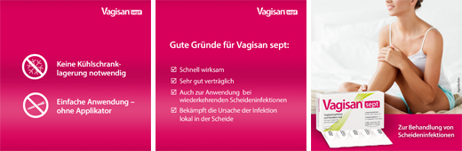 VAGISAN sept vaginala suppositorier med povidon-jod, 5 st