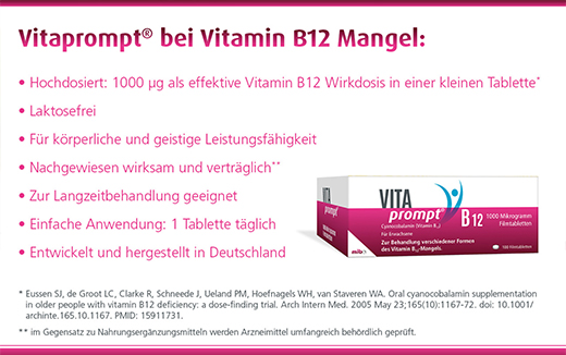 VITAPROMPT 1000 mikrogram filmdragerade tabletter, 50 st