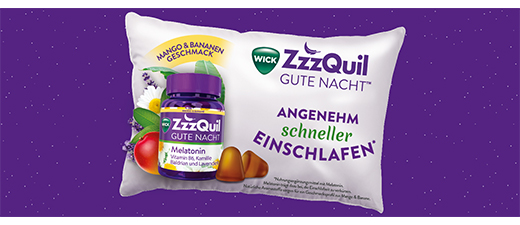 WICK ZzzQuil Good Night Mango & Banan, 30 st