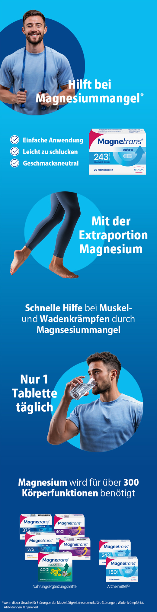 MAGNETRANS extra 243 mg hårda kapslar, 20 st