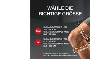 HANSAPLAST Sportknäbandage storlek M, 1 st