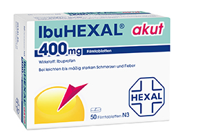 IBUHEXAL akut 400 filmdragerade tabletter, 50 st