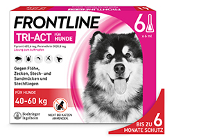 FRONTLINE Tri-Act Drop-on-lösning för hundar 40-60 kg, 6 st