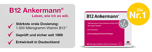 B12 ANKERMANN dragerade tabletter, 50 st
