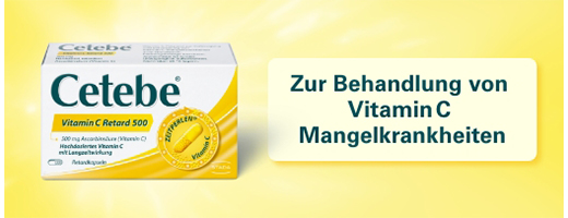 CETEBE C-vitamin kapslar med långsam frisättning 500 mg, 60 st