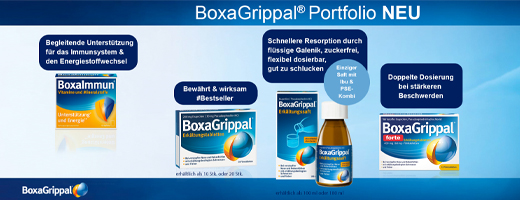 BOXAGRIPPAL forte Förkylning Tab. 400 mg/60 mg FTA, 12 st