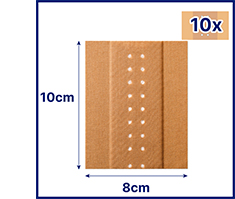 HANSAPLAST Klassiskt gips 8cm x1 m, 1 st