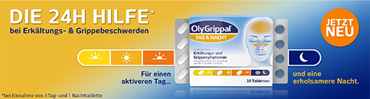 OLYGRIPPAL Dag & Natt 500 mg/60 mg tabletter, 16 st