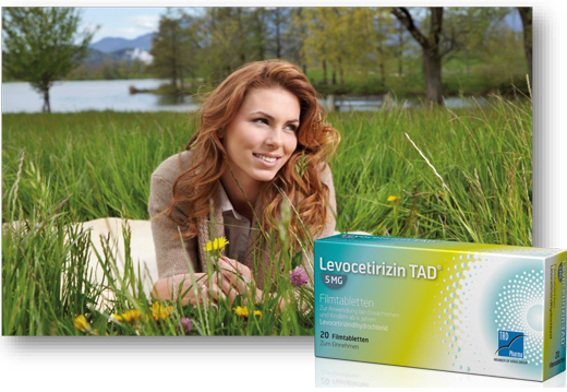 LEVOCETIRIZIN TAD 5 mg filmdragerade tabletter, 100 st
