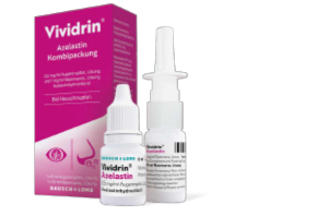 VIVIDRIN Azelastin combip. 0,5 mg/ml ATR+1 mg/ml NAS, 1 P