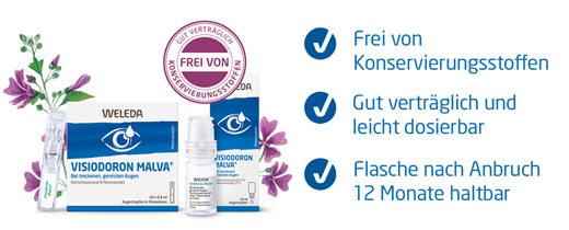 VISIODORON Malva ögondroppar, 10 ml