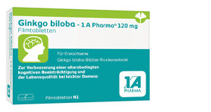 GINKGO BILOBA-1A Pharma 120 mg Filmdragerade tabletter, 30 kapslar