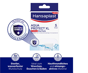 HANSAPLAST Snabbläkande plåsterremsor, 8 st