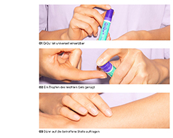 QIQU SOS Skin Repair Gel, 2X5 ml