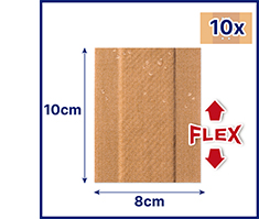 HANSAPLAST Elastiskt gips 8 cmx1 m, 1 st