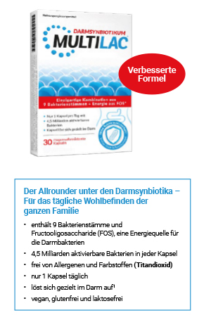 MULTILAC Intestinal Synbiotic enteriska kapslar, 10 st
