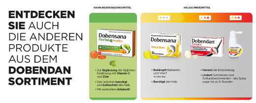 DOBENSANA Örthonung med Vit.C & Zinkpastill, 16 st