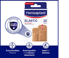 HANSAPLAST Elastiska gipsremsor, 20 st