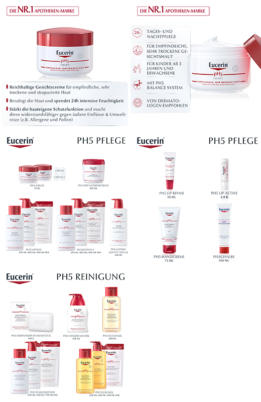EUCERIN pH5 Cream F Känslig hud, 75 ml