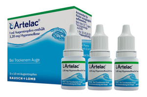 ARTELAC Ögondroppar, 3X10 ml