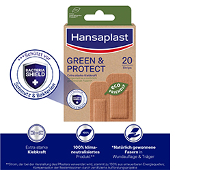 HANSAPLAST Grön & Protect gipsremsor, 20 st