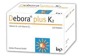 DEBORA plus K2 kapslar, 120 st