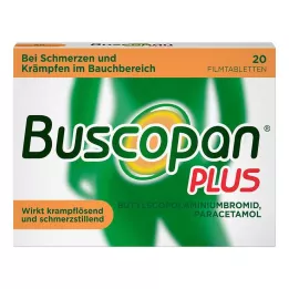 BUSCOPAN plus 10 mg/500 mg filmdragerade tabletter, 20 st