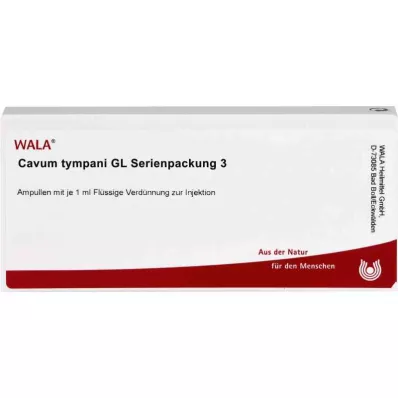 CAVUM tympani GL Serieförpackning 3 ampuller, 10X1 ml CAVUM tympani GL Serieförpackning 3 ampuller, 10X1 ml