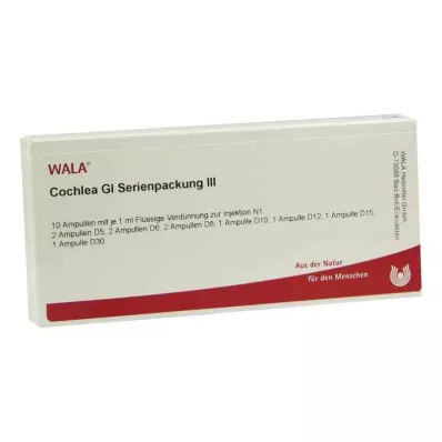 COCHLEA GL Serieförpackning 3 ampuller, 10X1 ml