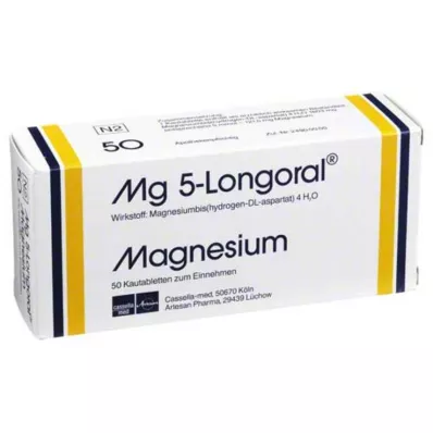 MG 5 LONGORAL Tuggtabletter, 50 st MG 5 LONGORAL Tuggtabletter, 50 st
